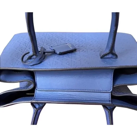 Henri Bendel Periwinkle Empire Tote EUC - Picture 7 of 14